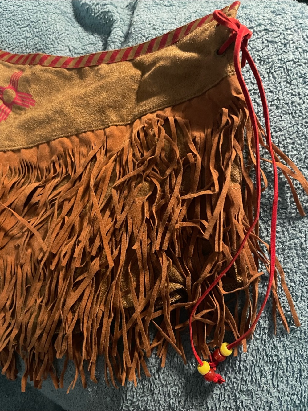 Leg Avenue Brown Faux Suede Fringe 3-Piece Costume - Picture 8 of 15